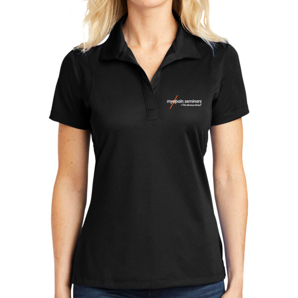 Myopain Seminars Embroidered - Ladies Micropique Sport Wick ® Polo Thumbnail