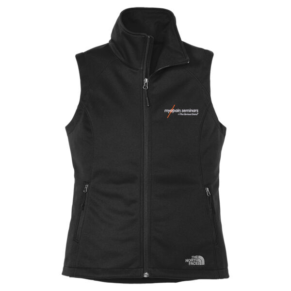 Myopain Seminars Embroidered - Ladies Ridgewall Soft Shell Vest Thumbnail