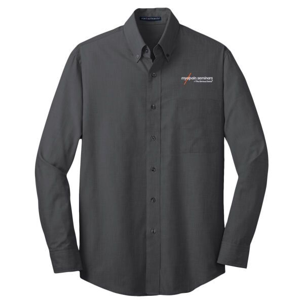 Myopain Seminars Embroidered - Crosshatch Easy Care Shirt Thumbnail