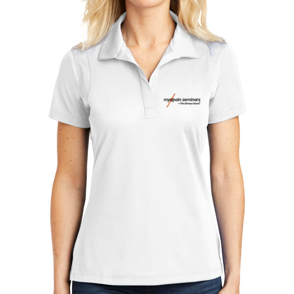 Myopain Seminars Embroidered - Ladies Micropique Sport Wick ® Polo Thumbnail
